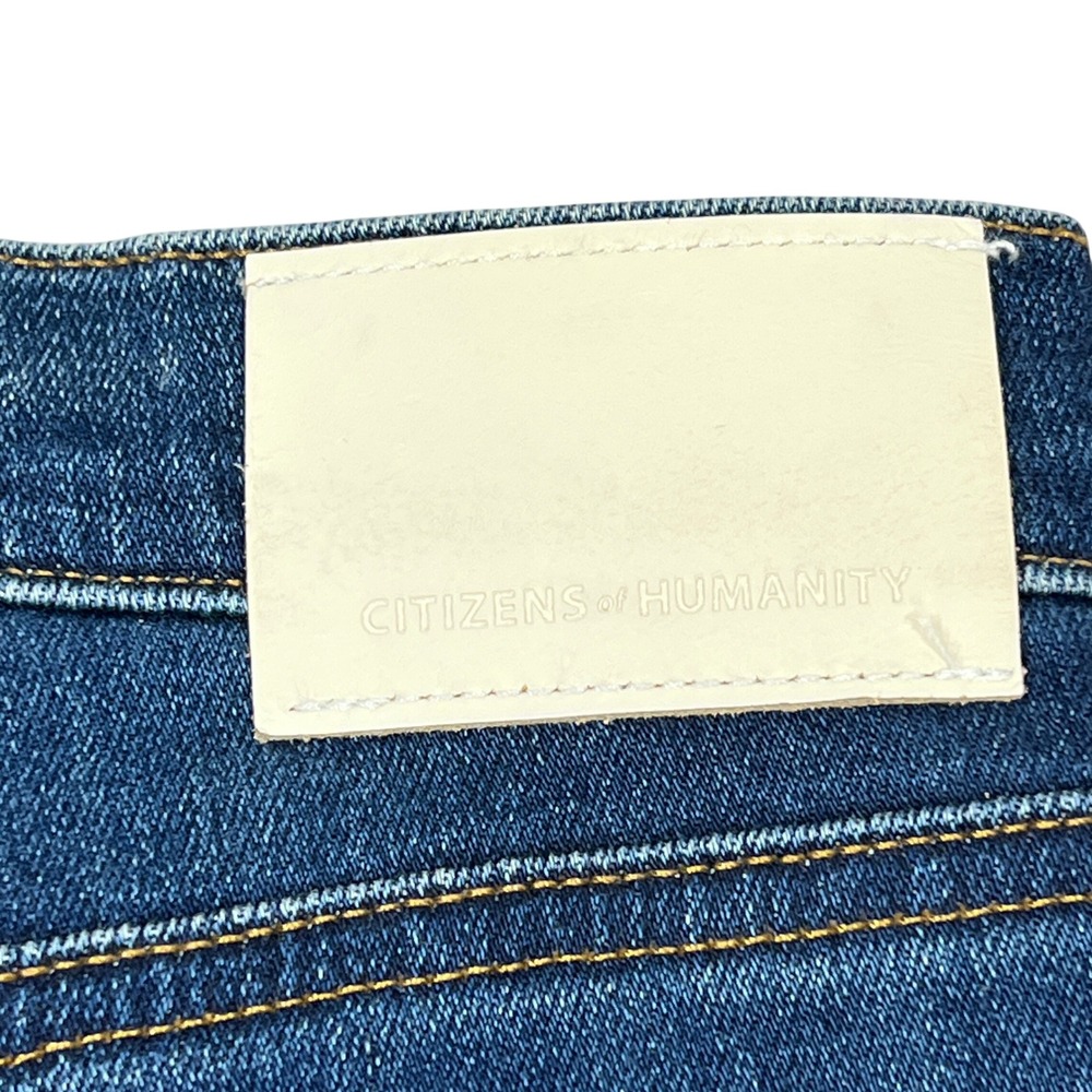 Citizens of Humanity Amari Ultra Wide-Leg Jeans 30" High-Rise Regatta Wash Retro - Picture 11 of 14